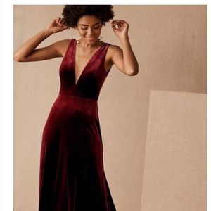 Jenny Yoo Logan Velvet Dress